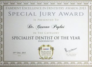 02 Award Specialist Dentist of the Year Endodontist