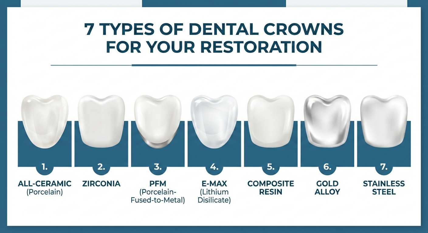 Types of Crowns for Teeth
