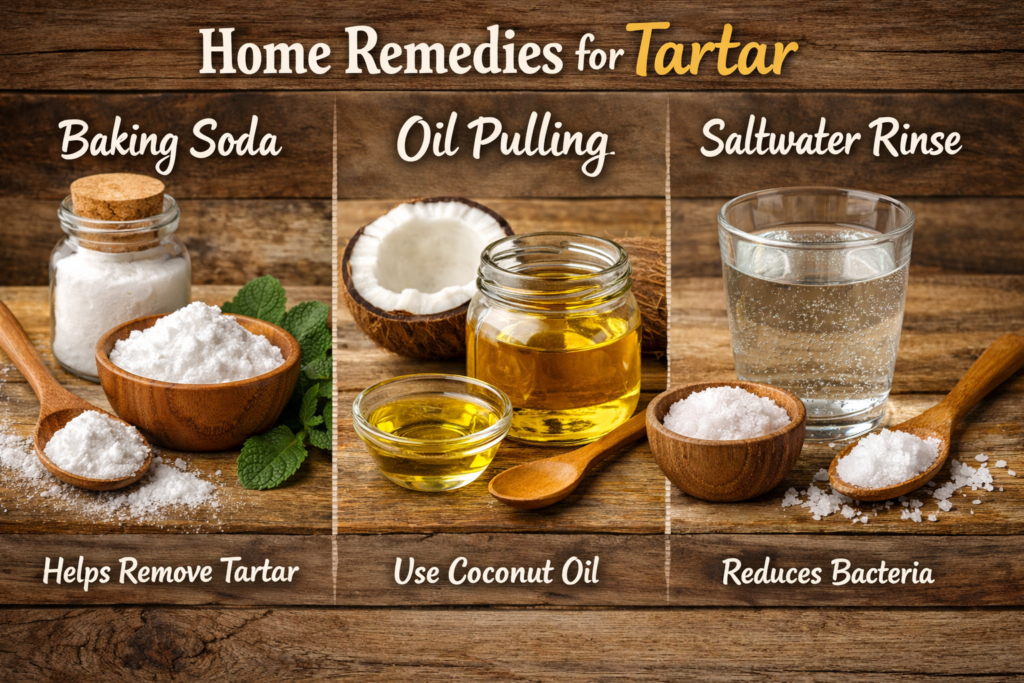 Natural remedies for tartar removal
