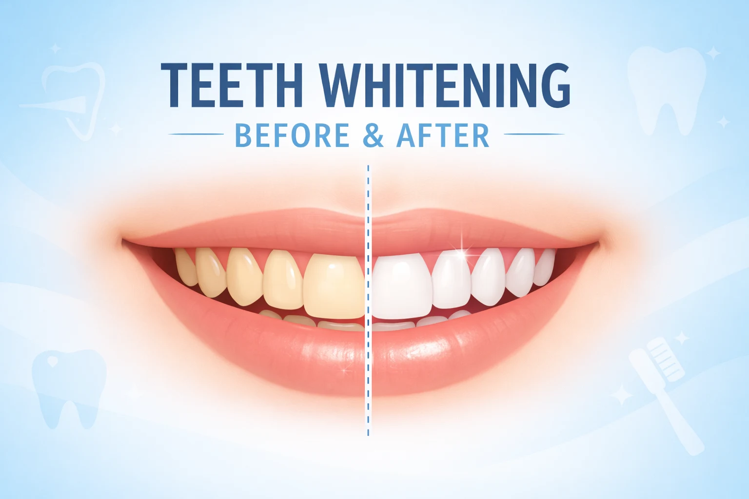 Teeth Whitening Before and After