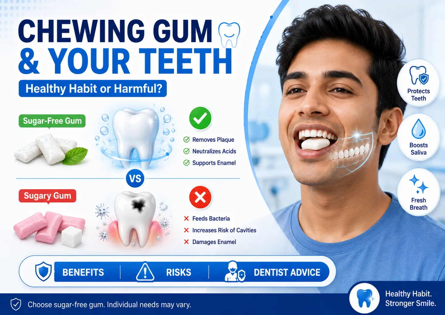 Is chewing gum good for your teeth