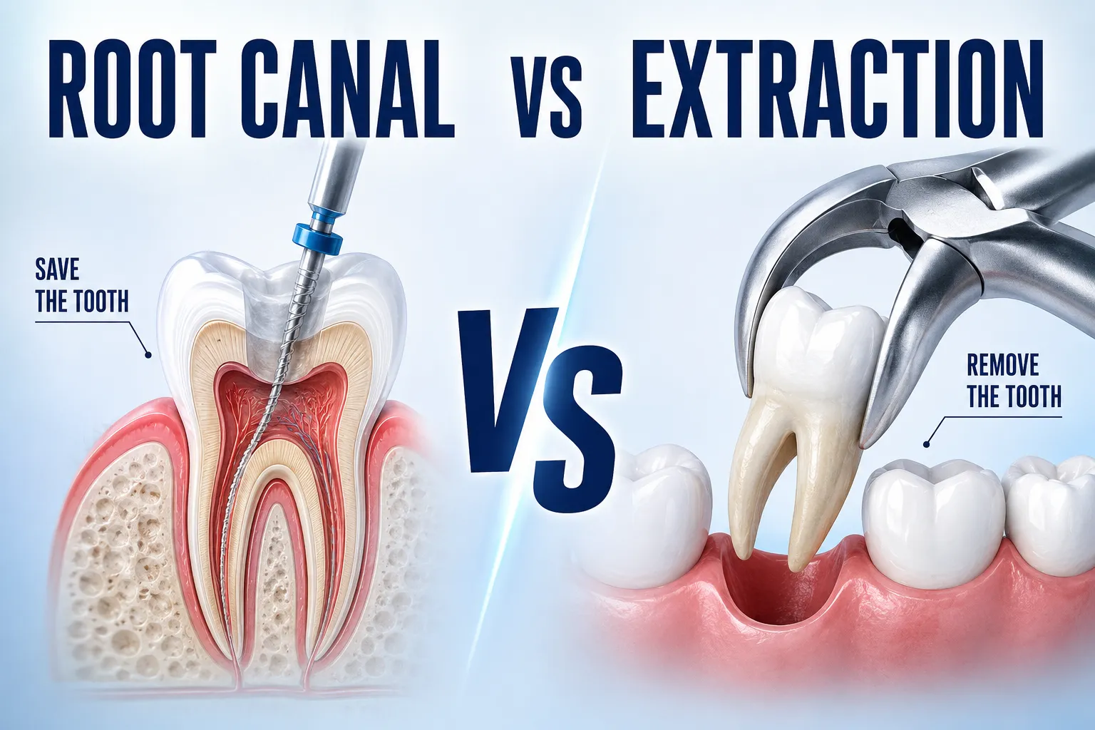 Root canal vs extraction