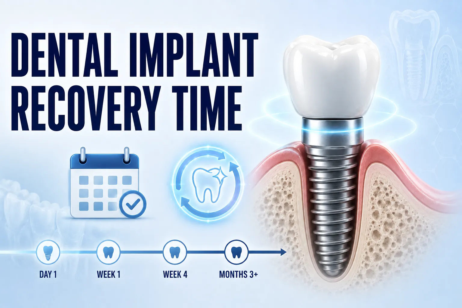 dental implant recovery time