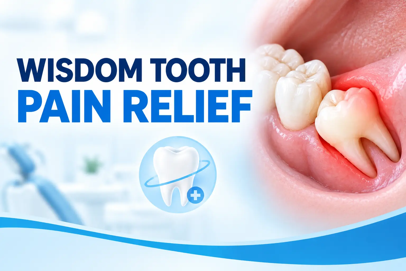 How to reduce wisdom tooth pain